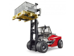  Bruder LINDE HT160D s paletou a 3 boxy 1:16